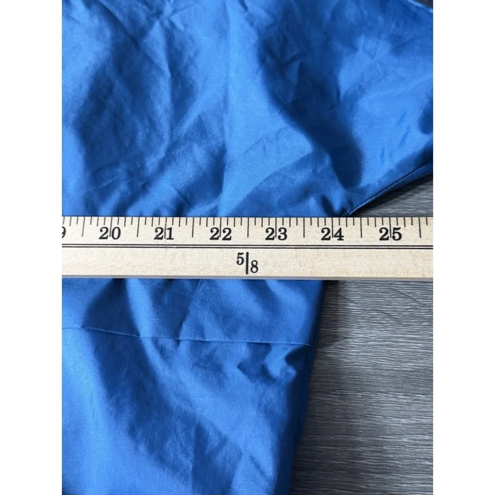Vintage 80s Adidas Originals Windbreaker Jacket Trefoil M Blue Packable Hooded